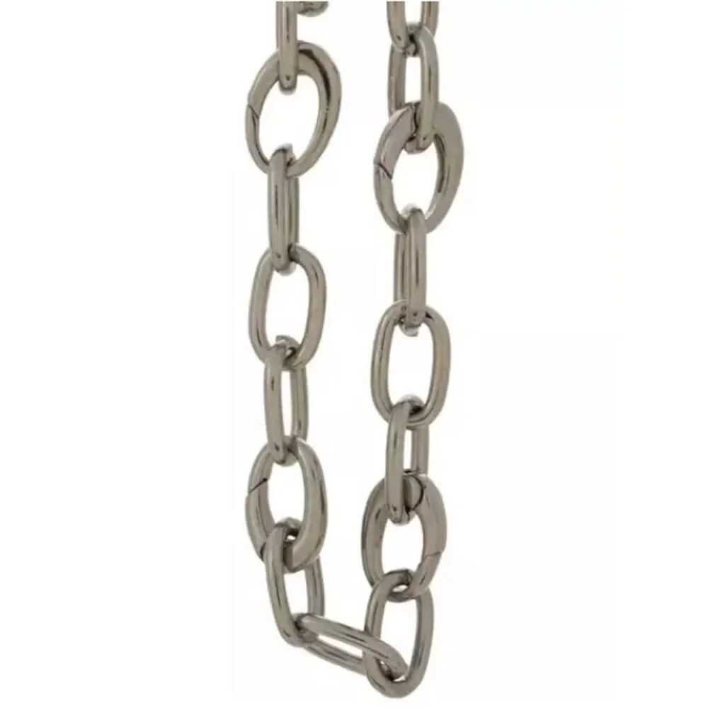 New 7.5” Hinge Classic Silver Link Bracelet- Women's Jewelry